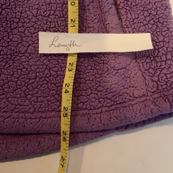 The North Face Girls Thick Fleece Pullover Purple Cozy Shawl Collar Size XL (18) - Picture 9 of 9